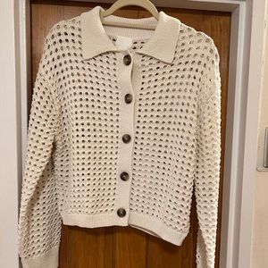 H & M Crochet Cardigan